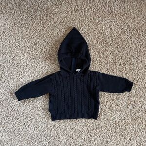 Julius Berger Comfy Zip-Back Baby Sweater 0-3 (like new!)